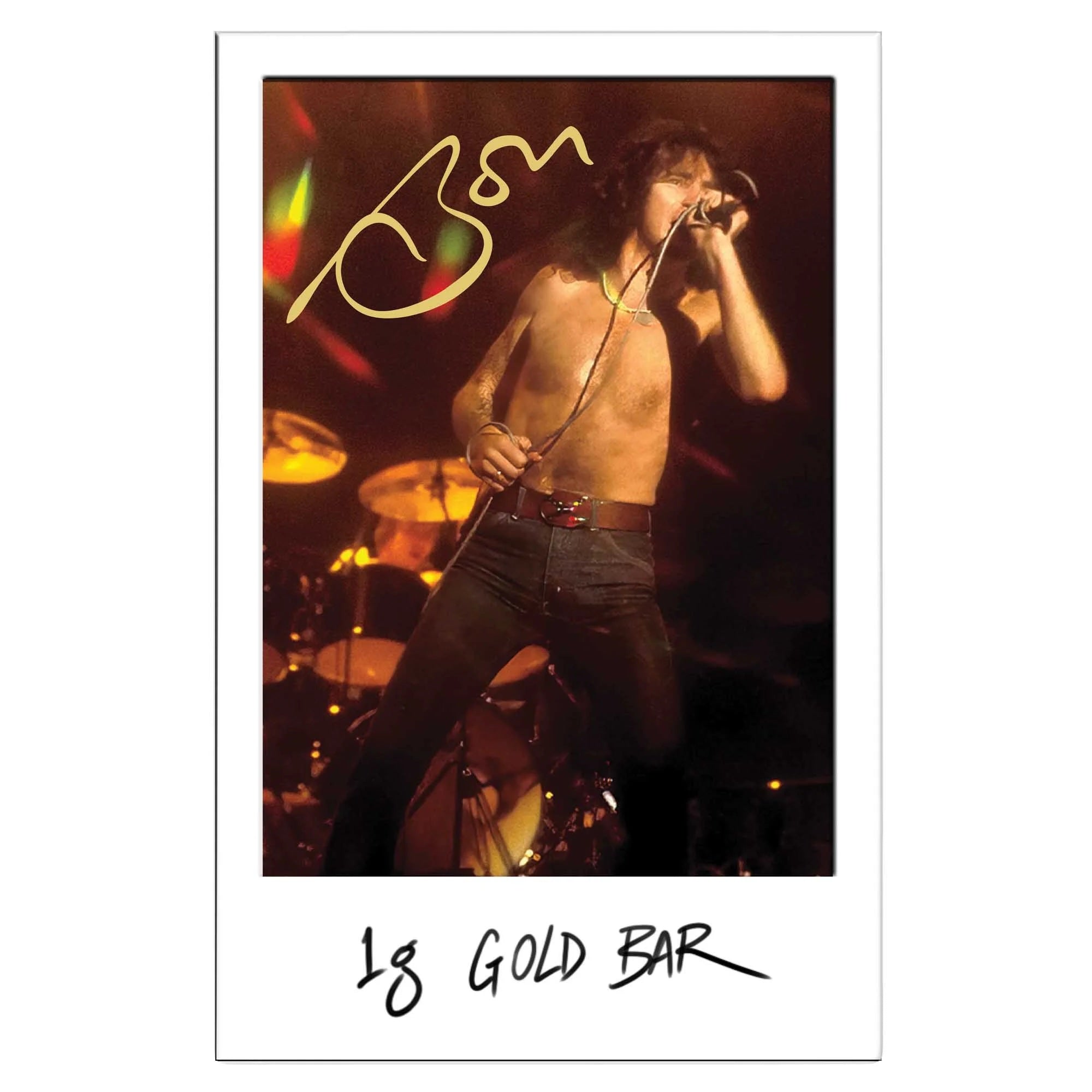 2026 Perth Mint Bon Scott 80th Anniversary 1g 99.99% Gold Minted