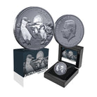 Australia at Night Fairy Penguin 2024 $1 1oz Silver Black Proof Coin