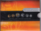 Royal Australian Mint 2012 6 Coin UNC Mint Set - Special Coloured 50c Coin