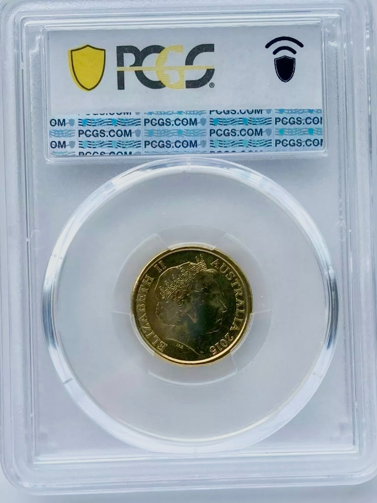 Royal Australian Mint 2015 $2 Remembrance Day Flanders PCGS MS65