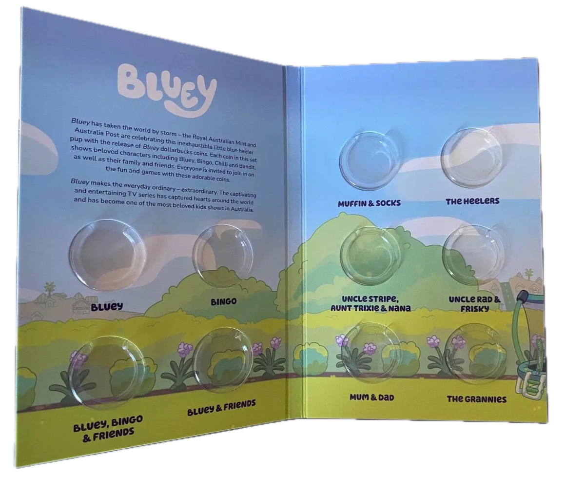 Royal Australian Mint 2025 Bluey $1 10 Coin Empty Folder – My Collectables