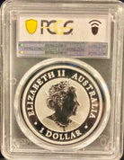 Perth Mint 2022-P 1 oz Silver PCGS MS69 Kookaburra - Numbat Privy ANDA Perth Money Expo