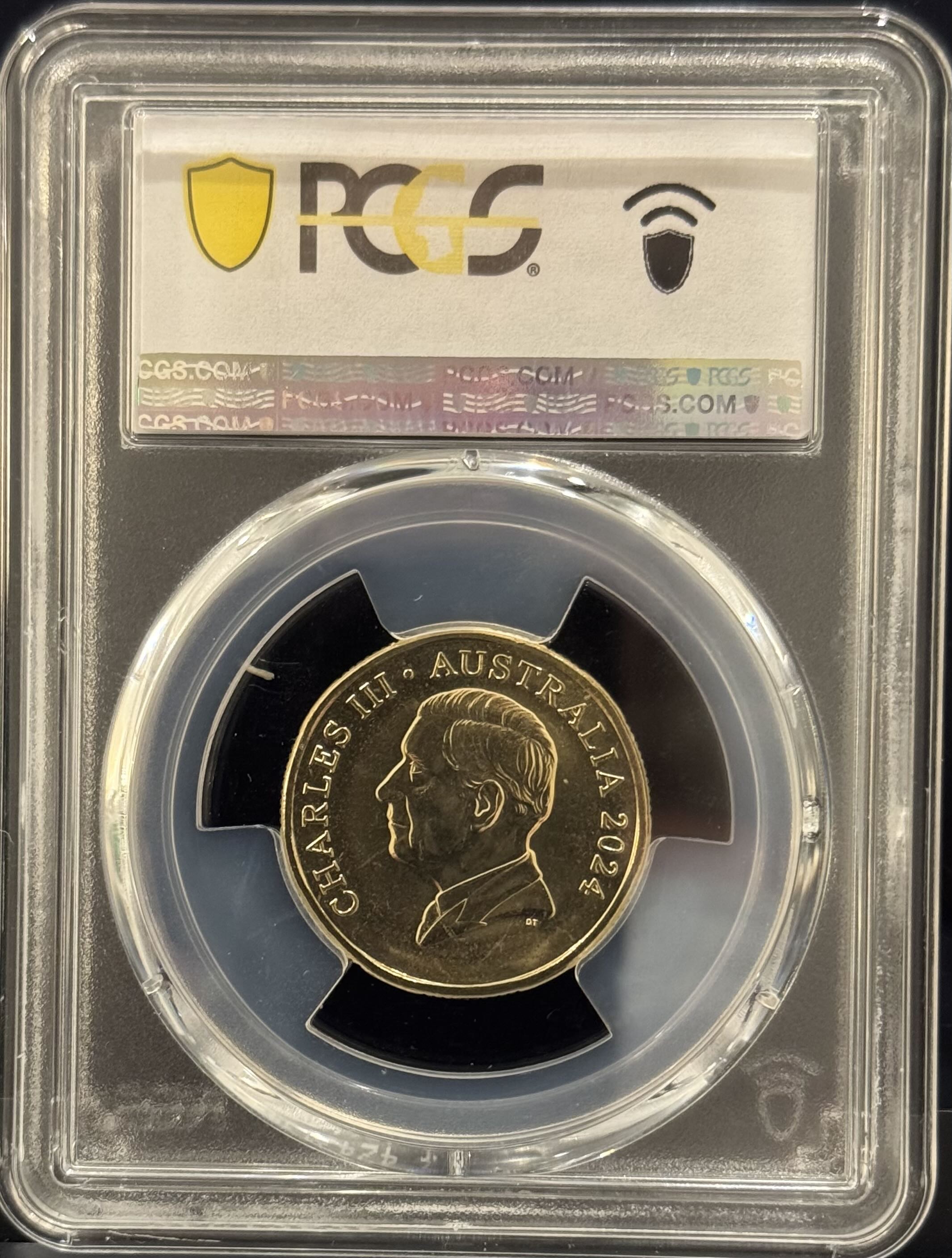 Royal Australian Mint 2024 $1 Uncle Rad and Frisky Envelope Privy PCGS MS68