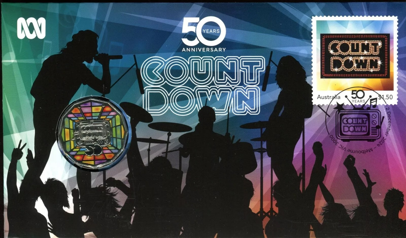 Royal Australian Mint 50th Anniversary of Countdown PNC