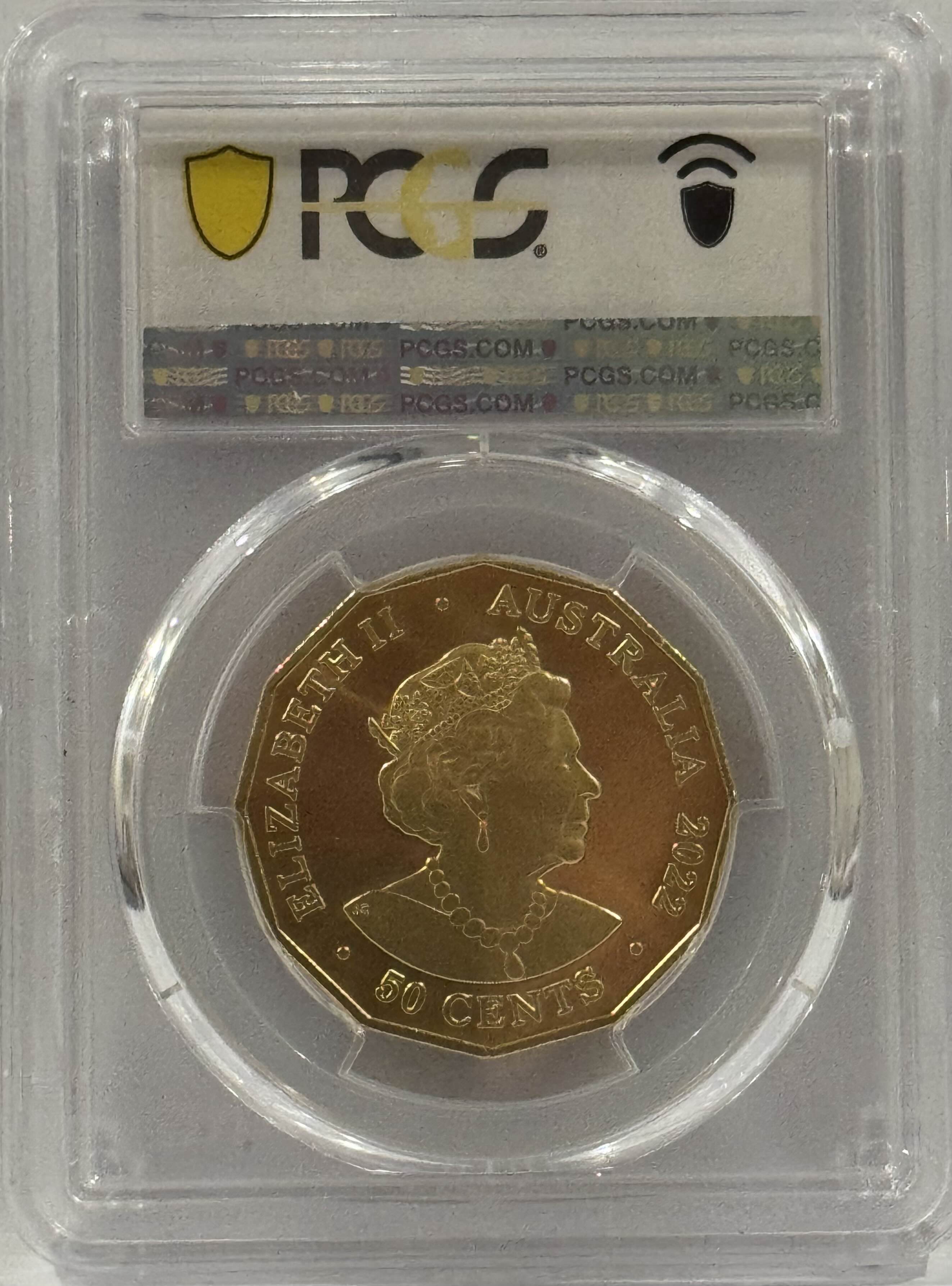 Royal Australian Mint Commonwealth Games Birmingham Gilt Cu Ni PCGS MS69