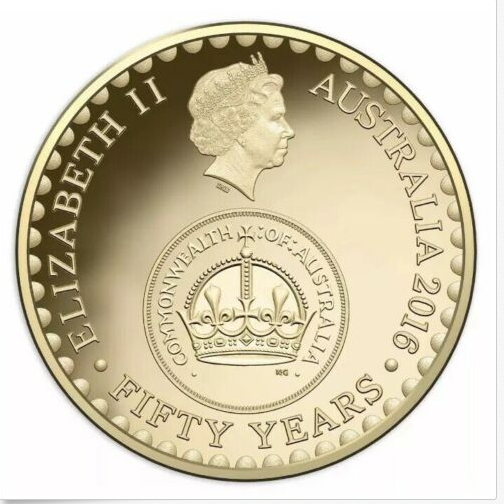 Royal Australian Mint 2016 $2 50th Anniversary of Decimal Currency Changeover Coin UNC