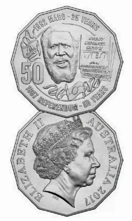 Royal Australian Mint 2017 50c Pride and Passion 50th Anniversary Referendum Mabo Coin CuNi UNC Coin