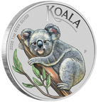 Perth Mint 2025 $1 Australian Koala - Brisbane Money Expo ANDA Special 1 oz Silver Coloured Coin in Card