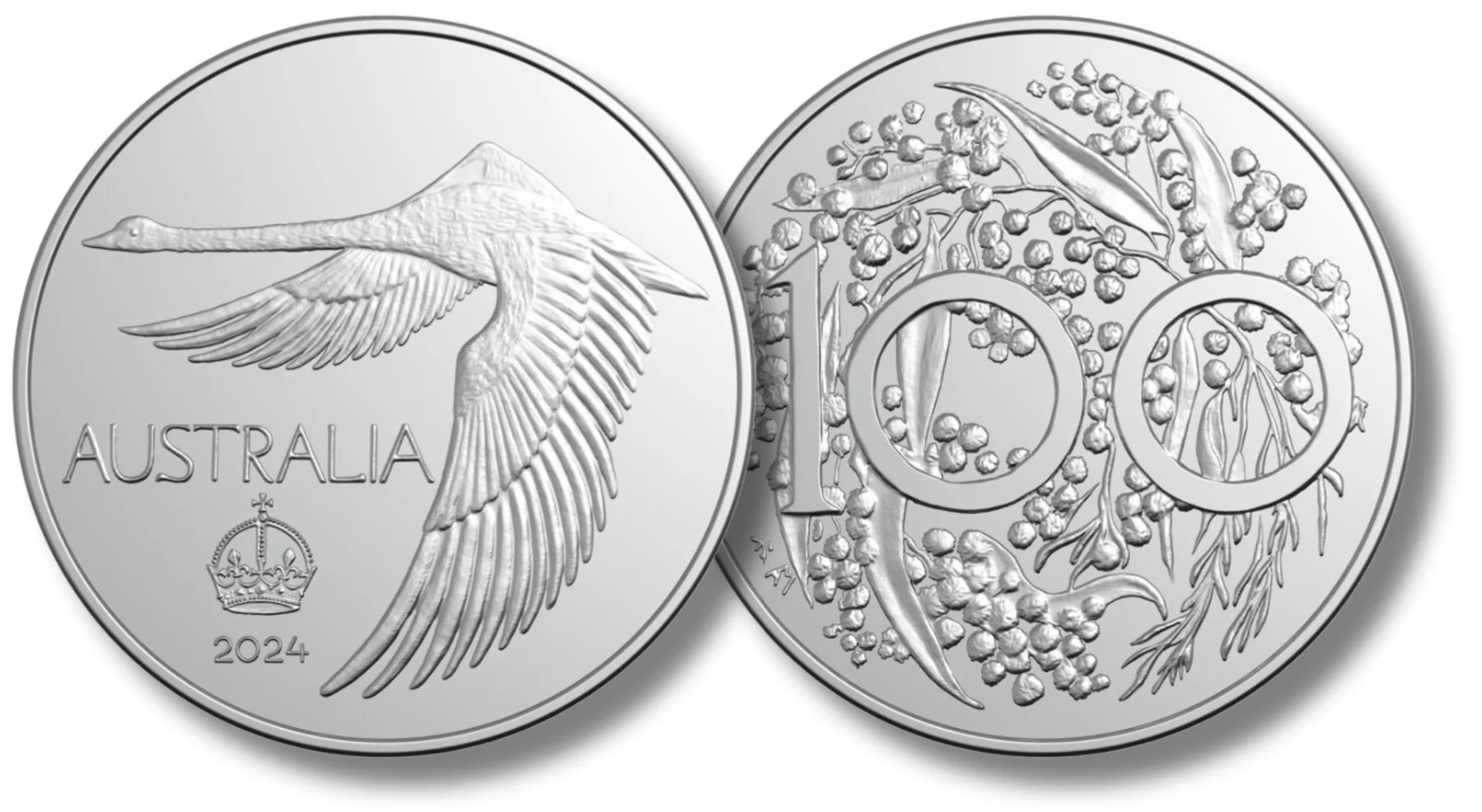 2024 Swan Pattern Dollar Silver Uncirculated