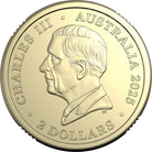 Royal Australian Mint 2025 $2 Women’s Australian Open Privy Coin Yellow Coin in Folder