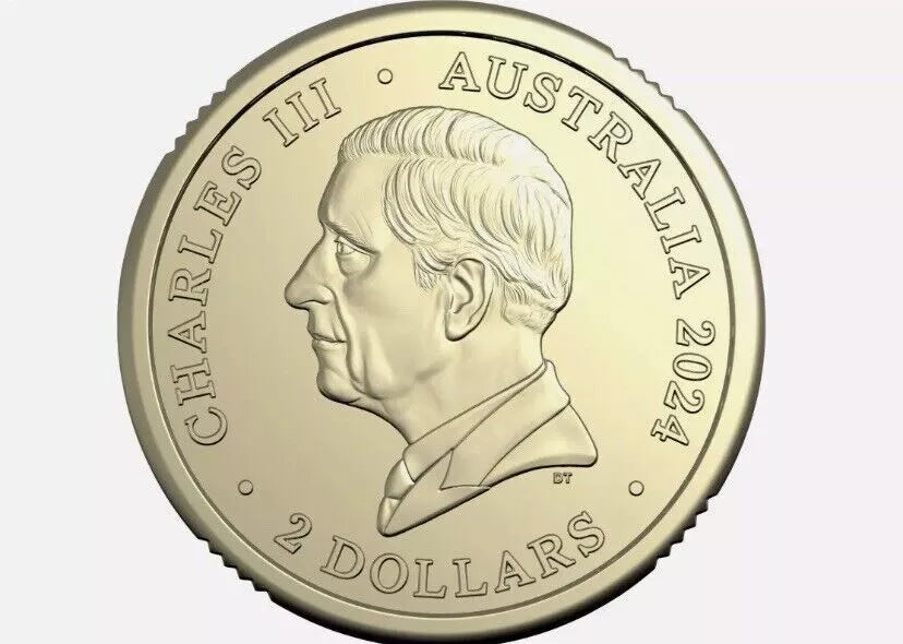 Royal Australian Mint 2024 Set of 4 Australian Olympic and Paralympic Teams $2 Coloured UNC Coins