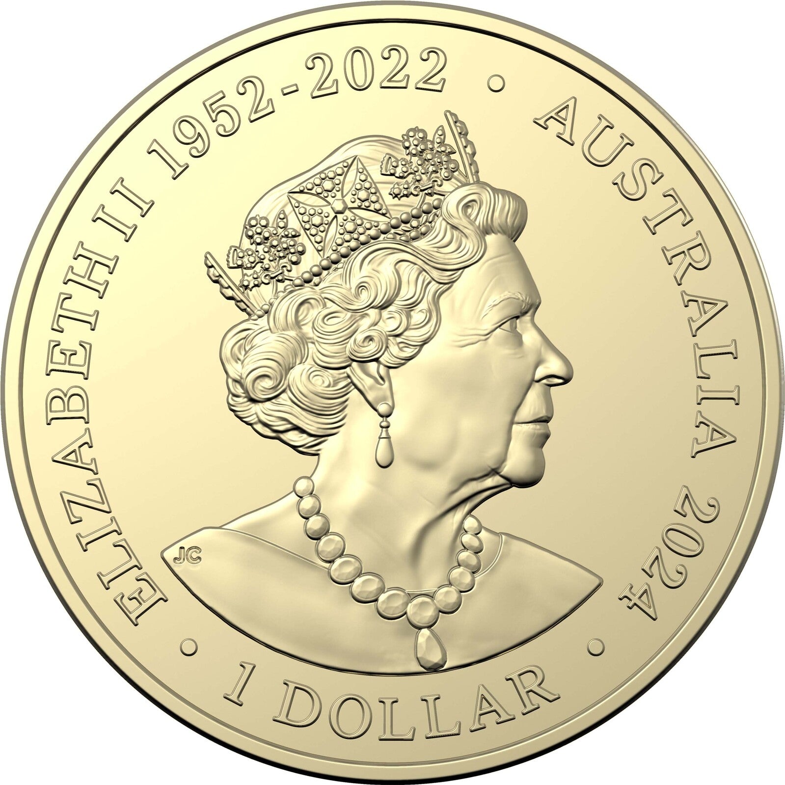 Royal Australian Mint 2024 $1 UNC Year of the Dragon 2 Coin Set