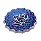 2024 Solomon Islands Lotus of the Seventh Chakra 2 oz .999 Silver Coloured Coin - Phil Lewis