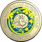Royal Australian Mint 2024 Australian Olympic Team Three Coin $2 Three Coin Coloured Uncirculated Set