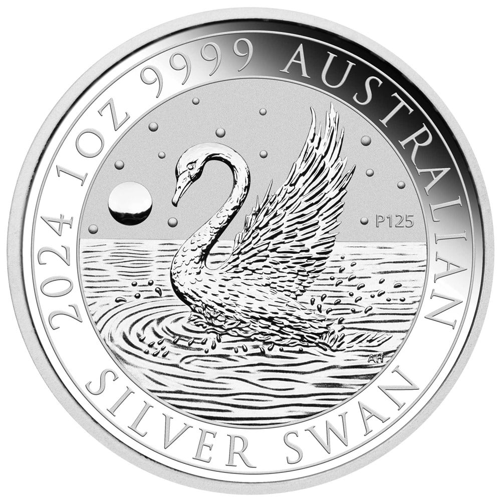 Perth Mint Australian Swan 2024 1oz Silver Bullion Coin