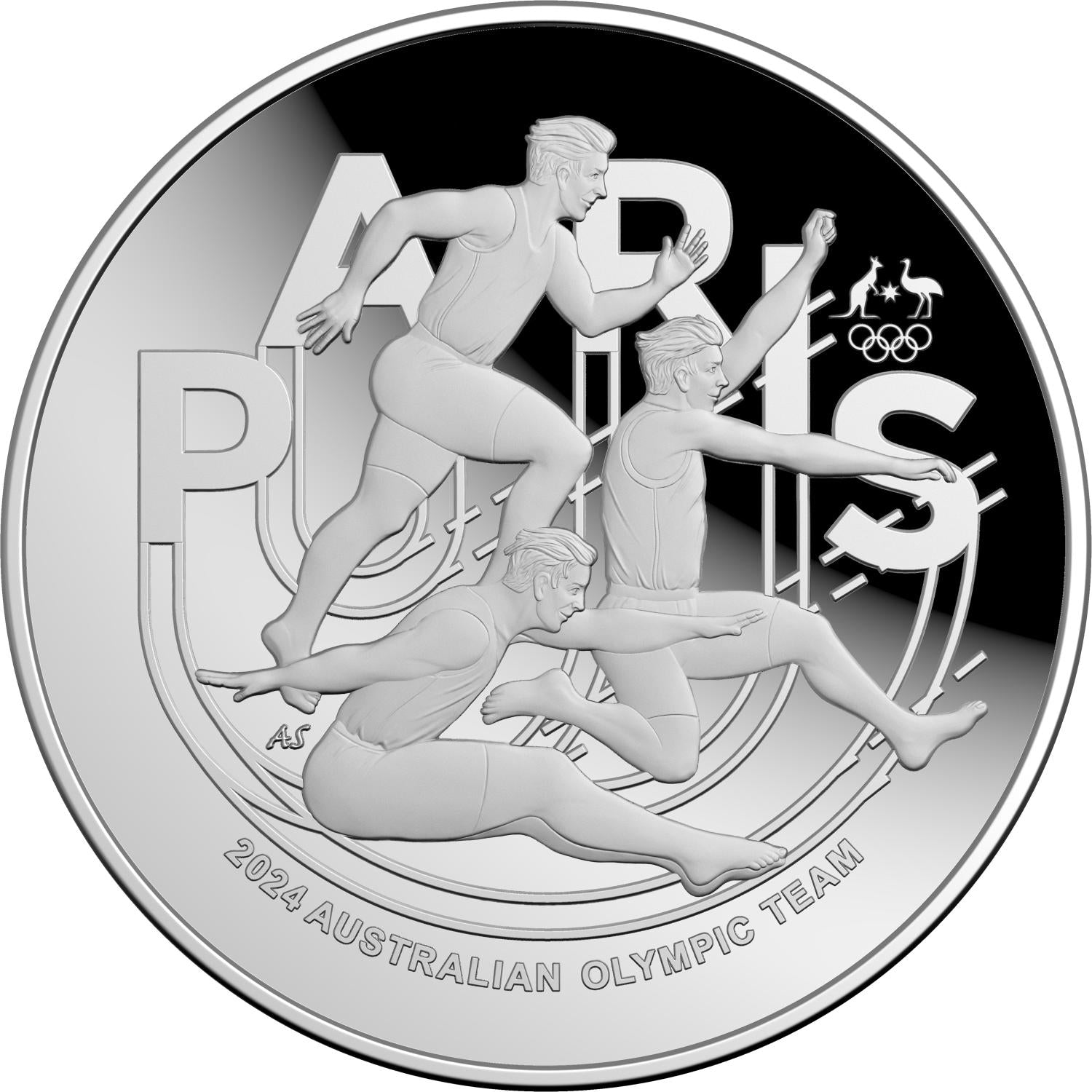 Royal Australian Mint 2024 $5 Domed Australian Olympic Team Proof