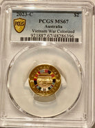 Royal Australian Mint 2023-C Vietnam War Colourized PCGS MS67