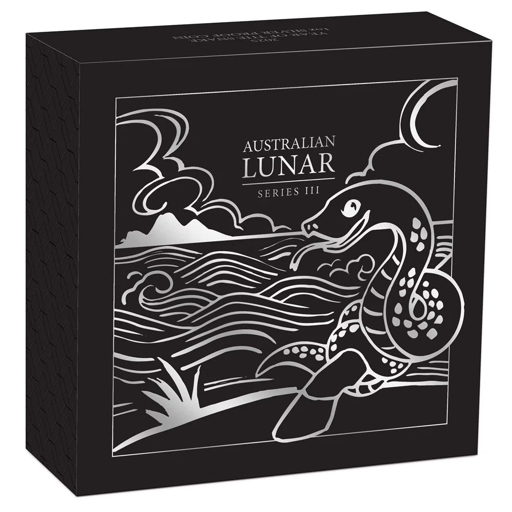 Perth Mint 2025 Lunar Series Year of the Snake 1 oz Silver Proof Coin