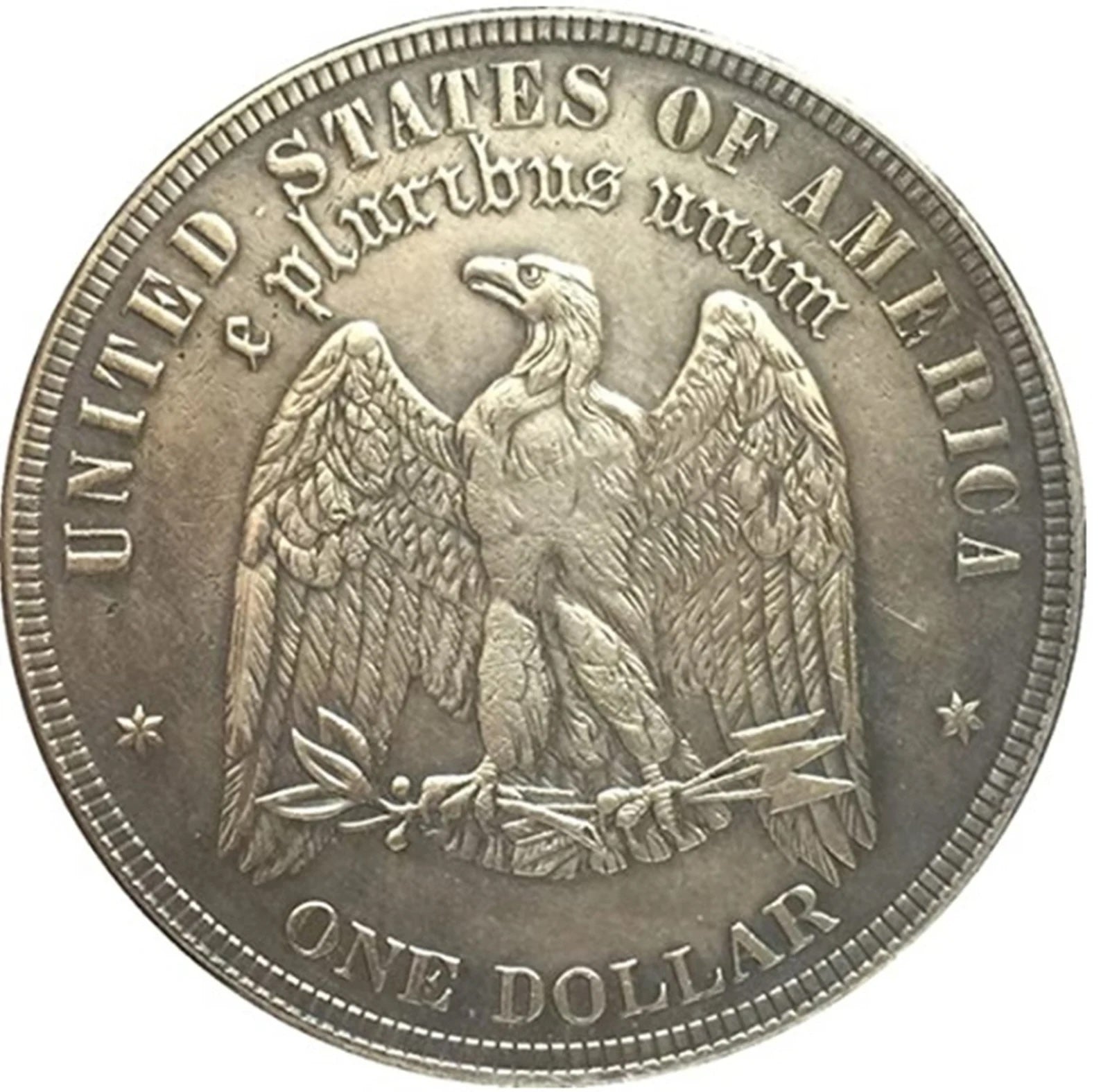 Reproduction Liberty 1878 $1 Silver Plated coin