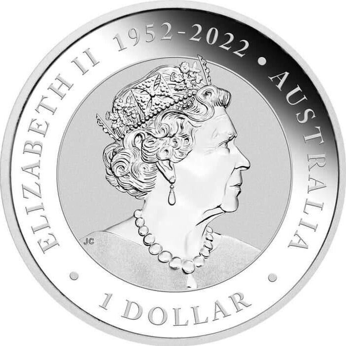 Perth Mint 2024 Australian Kookaburra World Money Fair 1oz Silver Coloured Coin