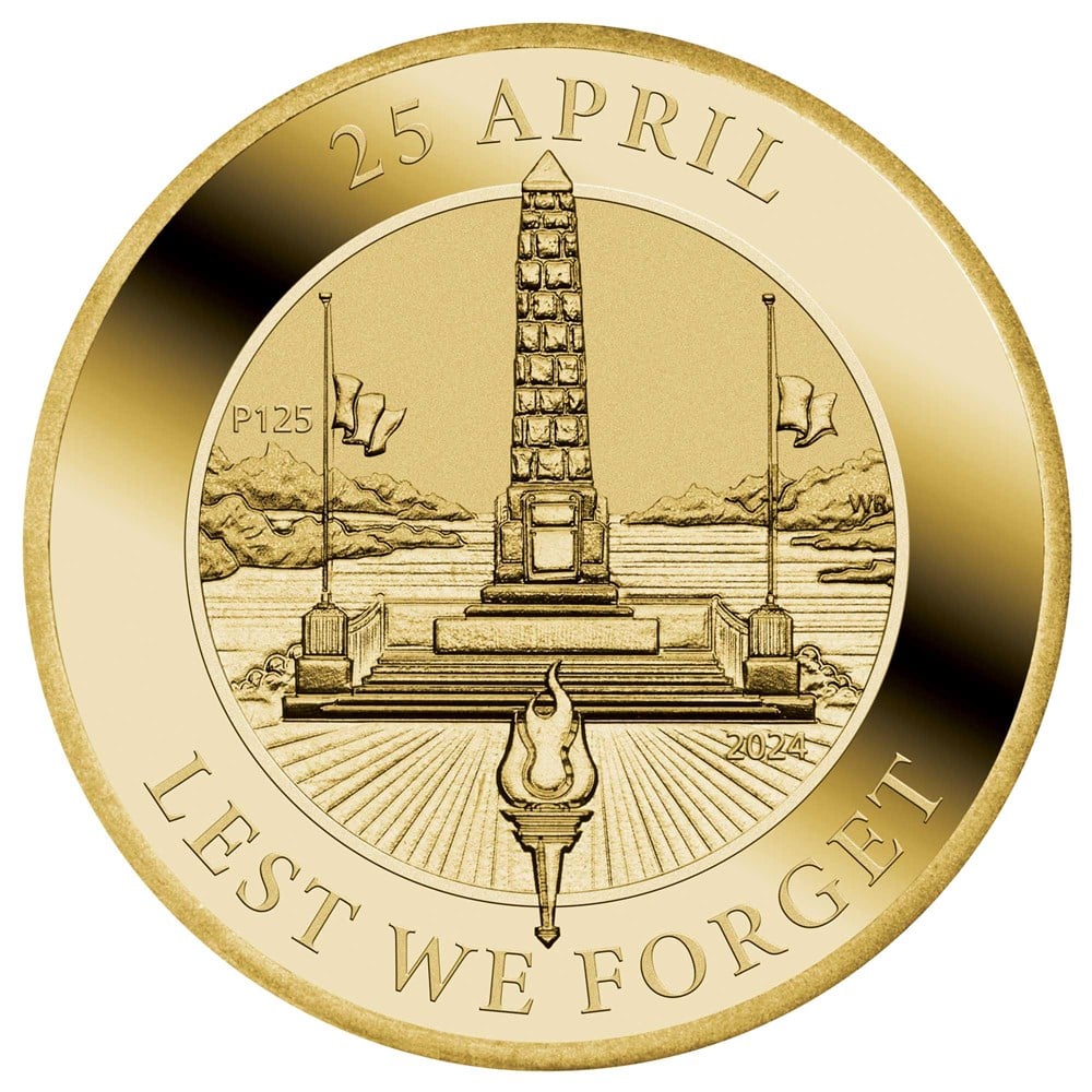 Perth Mint Anzac Day 2024 Coin in Card