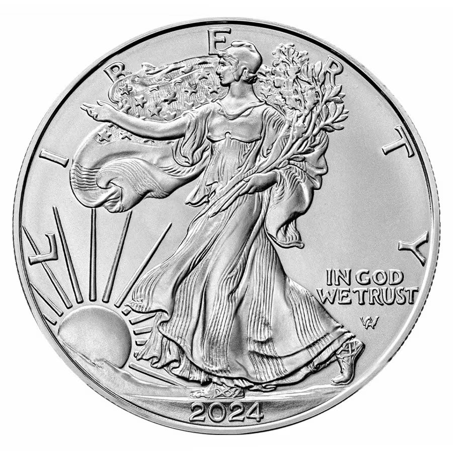 US Treasury American Eagle Liberty In God We Trust 1 oz Silver Coin 2024