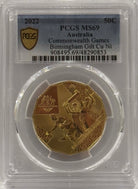 Royal Australian Mint Commonwealth Games Birmingham Gilt Cu Ni PCGS MS69