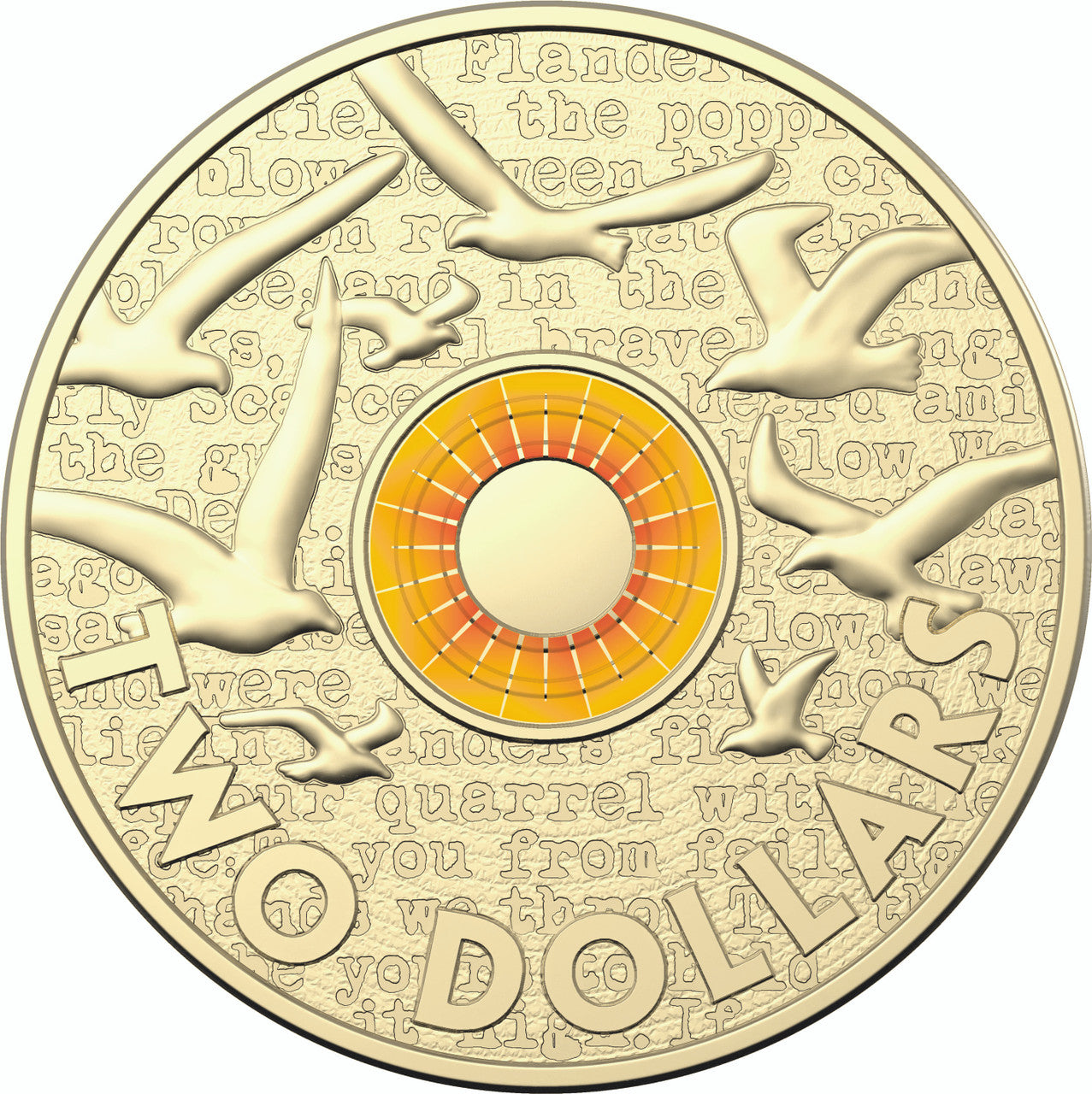 Royal Australian Mint 35th Anniversary of $2 Coin UNC Coloured 14 coin set 2023