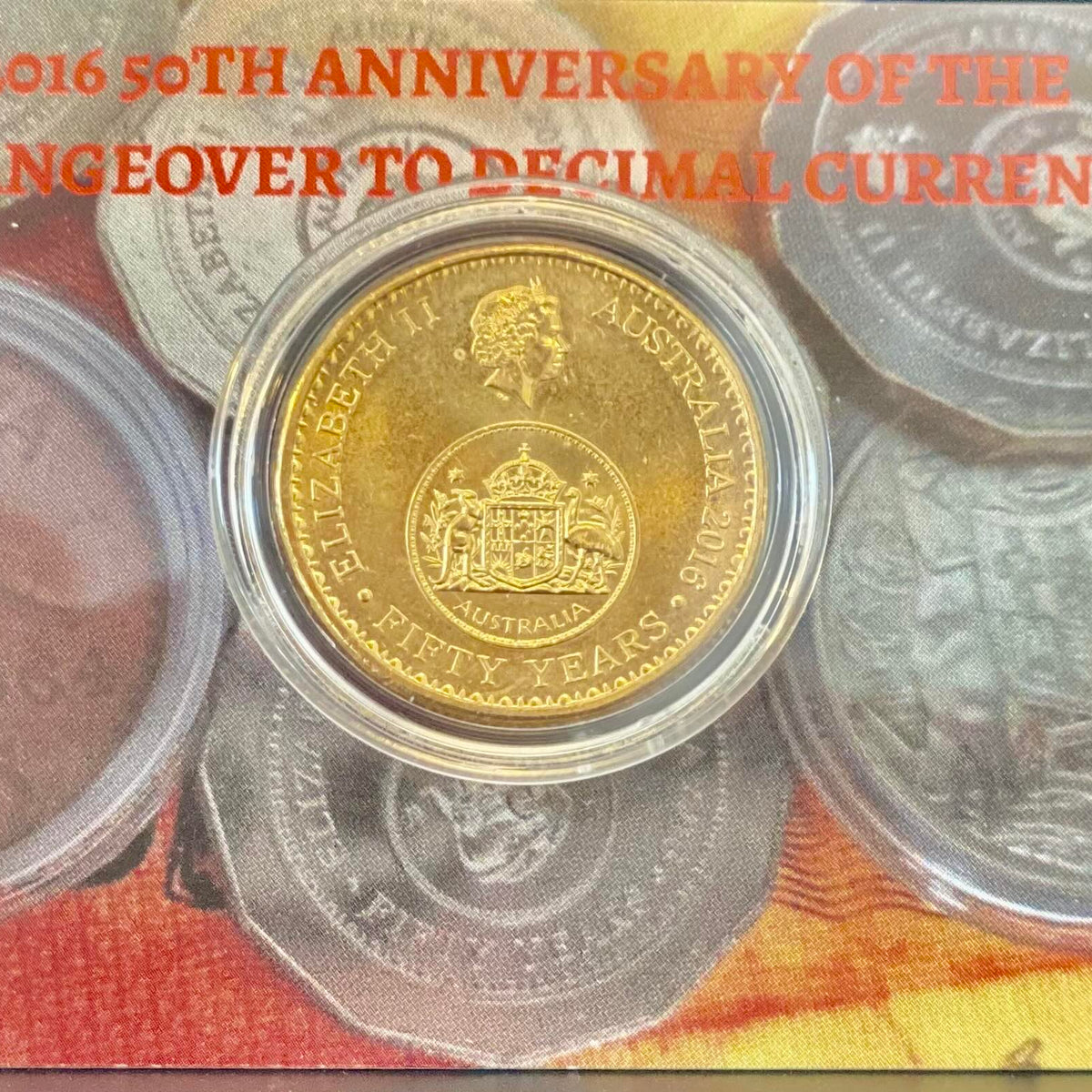 2016 50th Anniversary of Decimal Currency $1 UNC Coin In Card – My ...