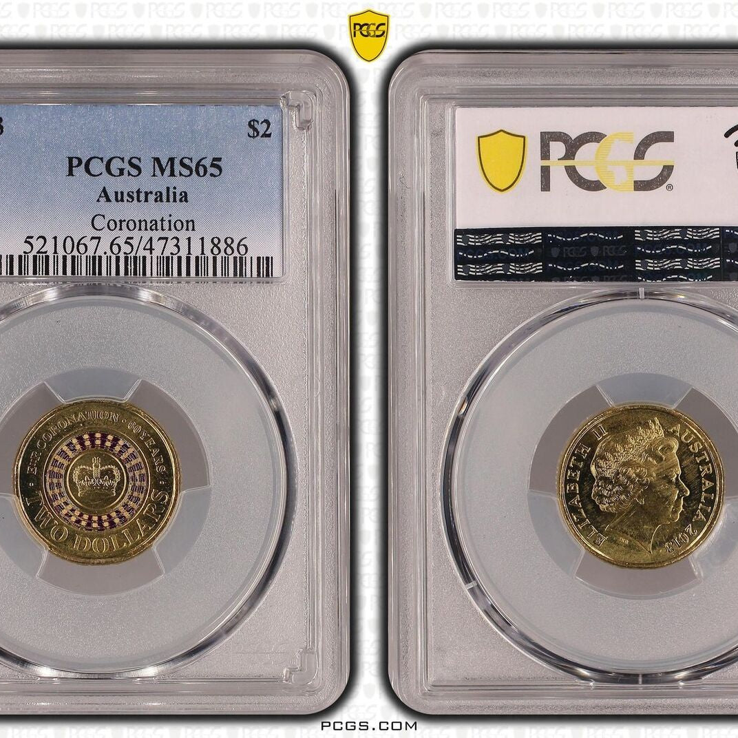 Royal Australian Mint 2013 Coronation PCGS MS65