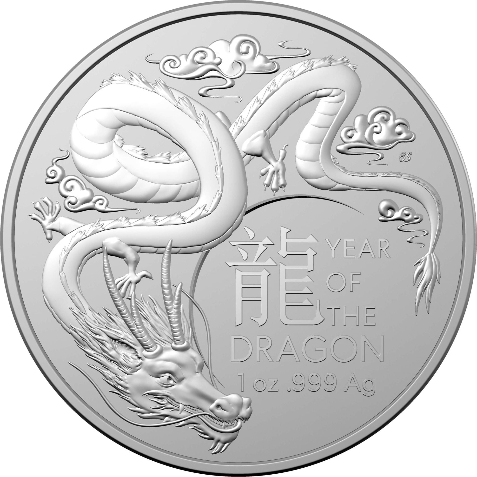 Royal Australian Mint 2024 Lunar Year of the Dragon $1 Investment Coin