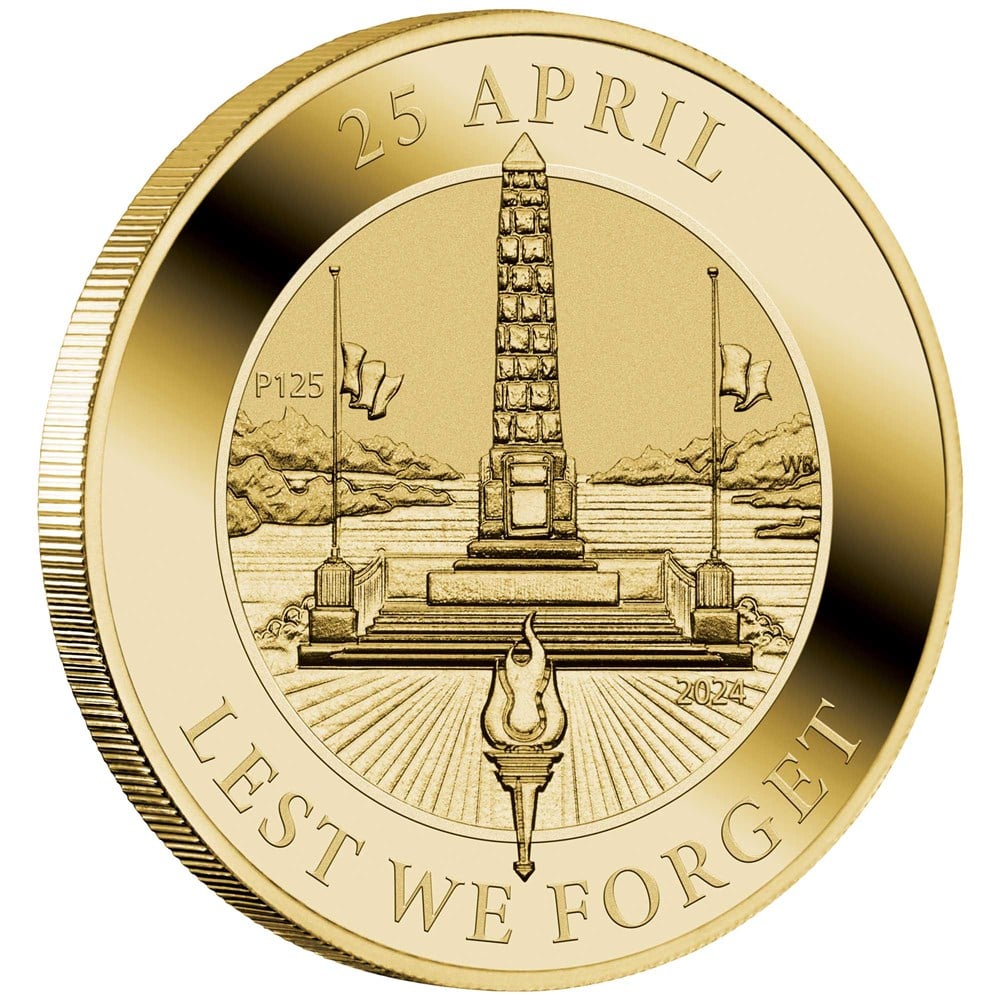 Perth Mint Anzac Day 2024 Coin in Card