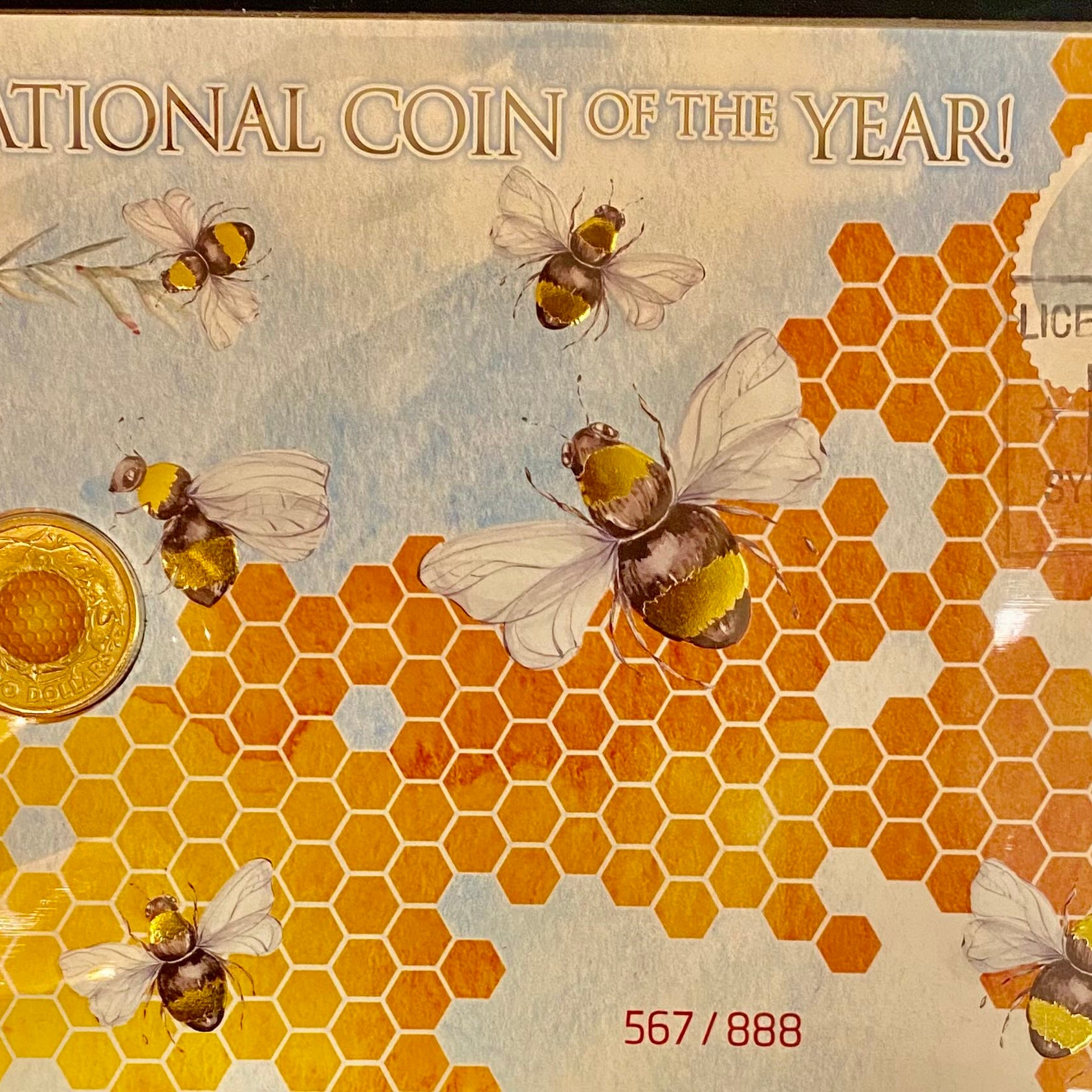 International Coin of the Year PNC C Mintmark Honey Bee