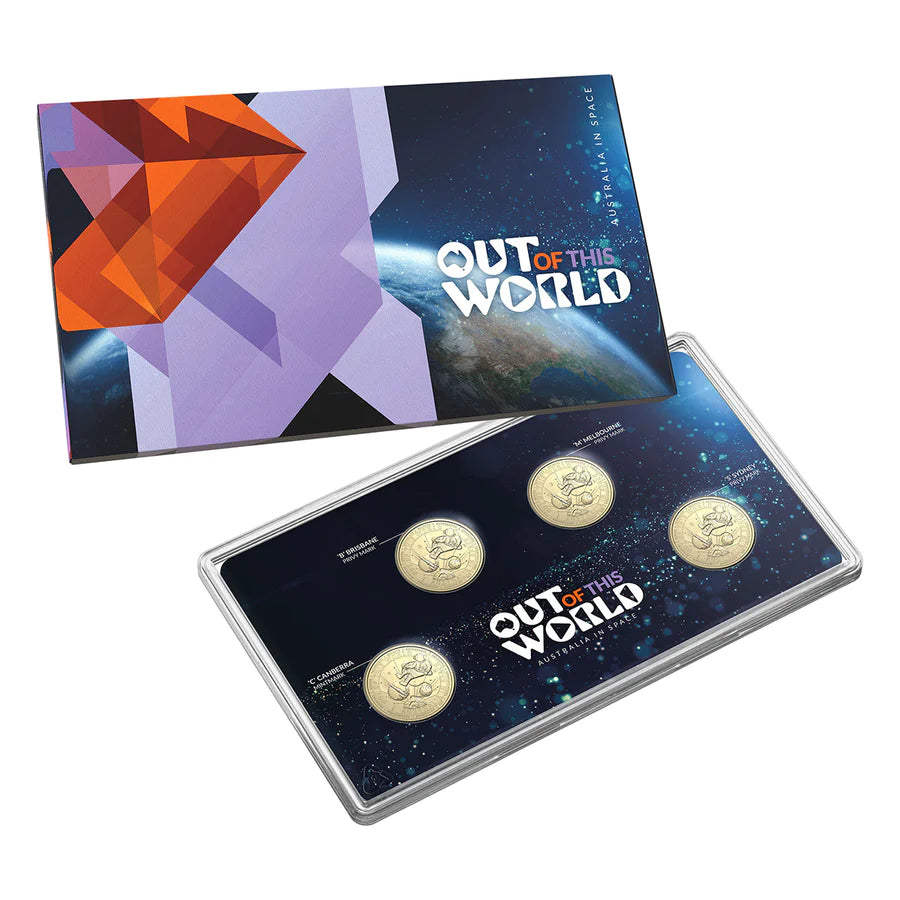 Royal Australian Mint 2024 Four Coin Mint & Privy Mark Set - Out Of This World - Deep Space