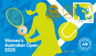 Royal Australian Mint 2025 $2 Australian Open ANDA Brisbane Money Expo  PNC