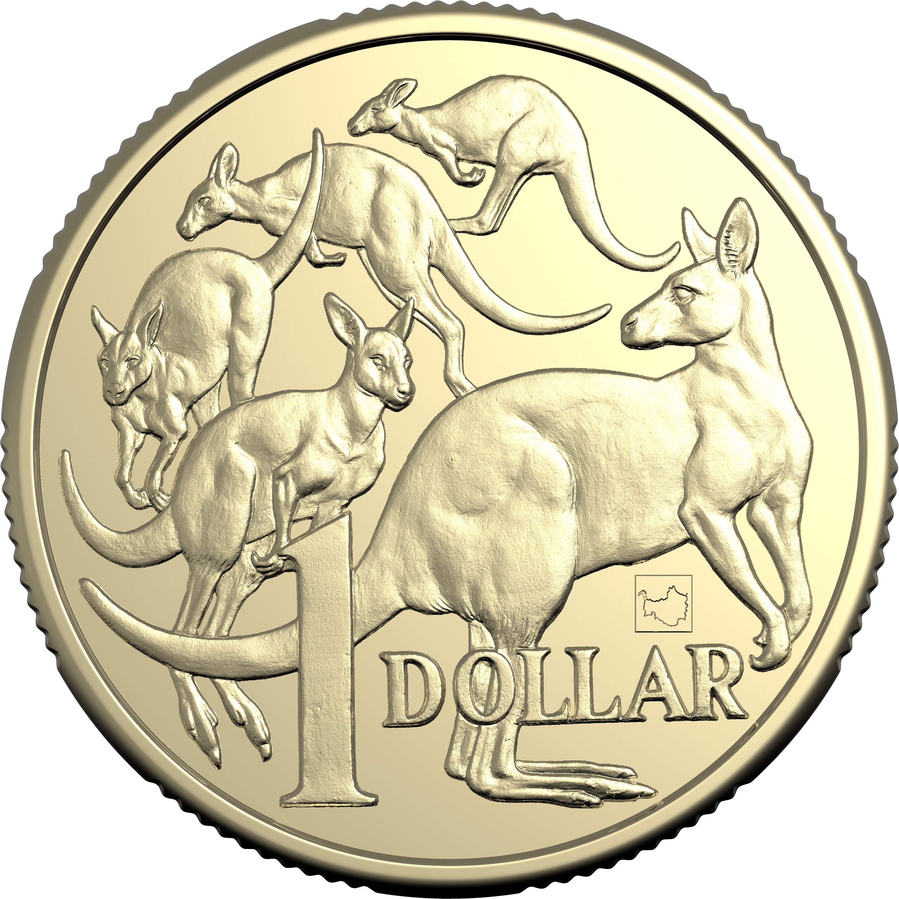 Royal Australian Mint 2025 $1 30th Anniversary of ANDA Mob of Roos Brisbane Money Expo Coin in Card