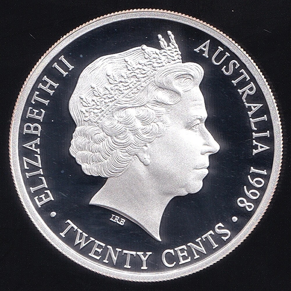 Royal Australian Mint 1998 1910 Silver Florin Proof from 1998