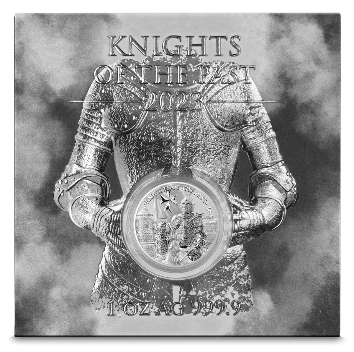 Germania Mint Malta- Knights of the Past 2023 1 oz Silver Bullion Coin