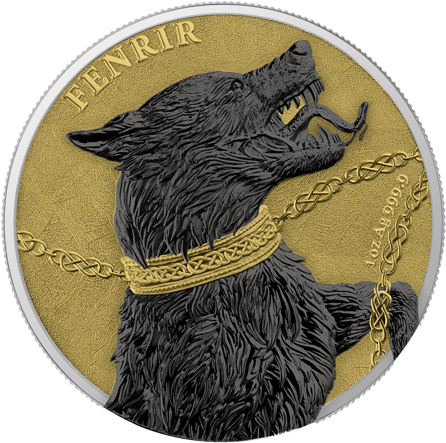Fenrir Geminus - The Germania Beasts - 2 x 1oz Silver BU Coins