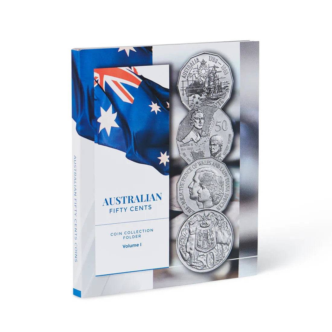 Australian 50c Coin Collection Folders Volume I & II