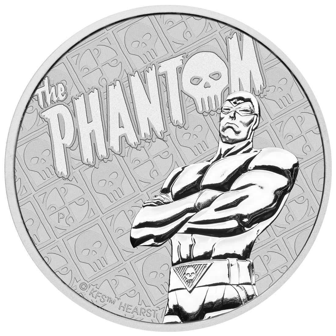The Phantom 2022 1oz Silver Coin In Card