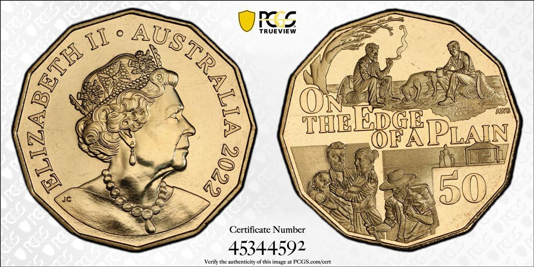2022 Henry Lawson 50C On the Edge of a Plain PCGS MS67
