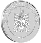 60 Years of Bond – Family Crest 2022 1oz Silver Coin in Card