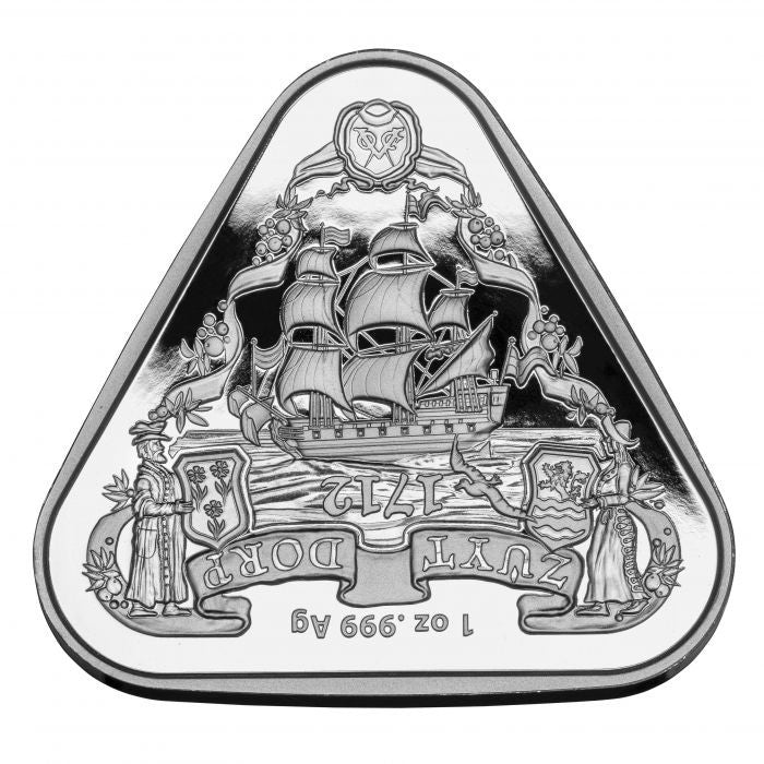 2020 1oz .999 Silver BU Triangular Coin - Australian Shipwreck