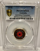 Royal Australian Mint 2018 $2 PCGS MS64 - Armistice Centenary