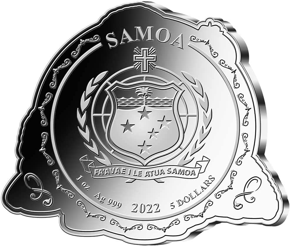 2022 Samoa Fantastic Beasts Niffler 1 oz .999 Silver Proof Coin