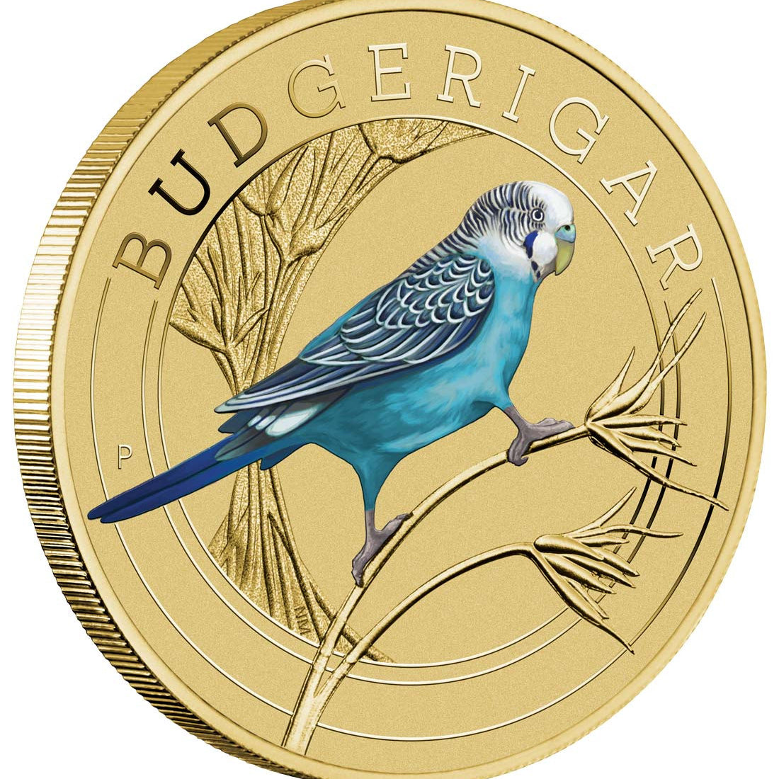 Budgerigars Postal Numismatic Cover