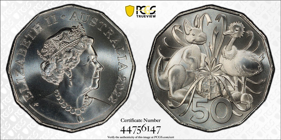 2022 50C Plush Toy COA - ex Baby Set PCGS MS67