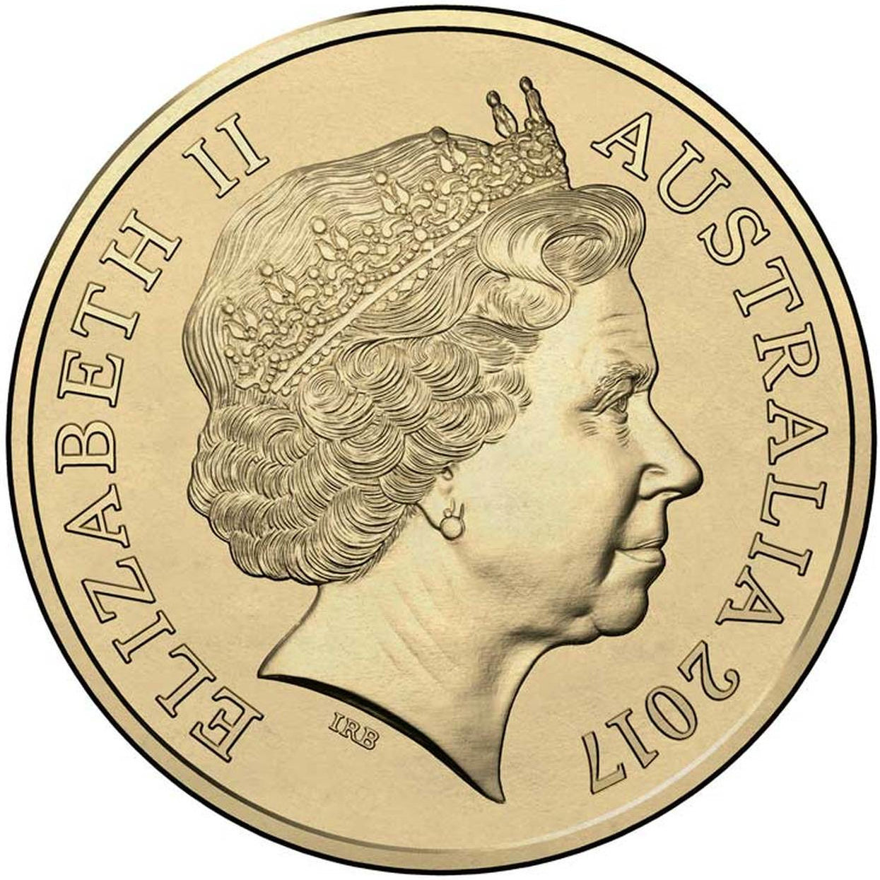 Royal Australian Mint Lest We Forget Mosaic Coloured $2 UNC coin 2017