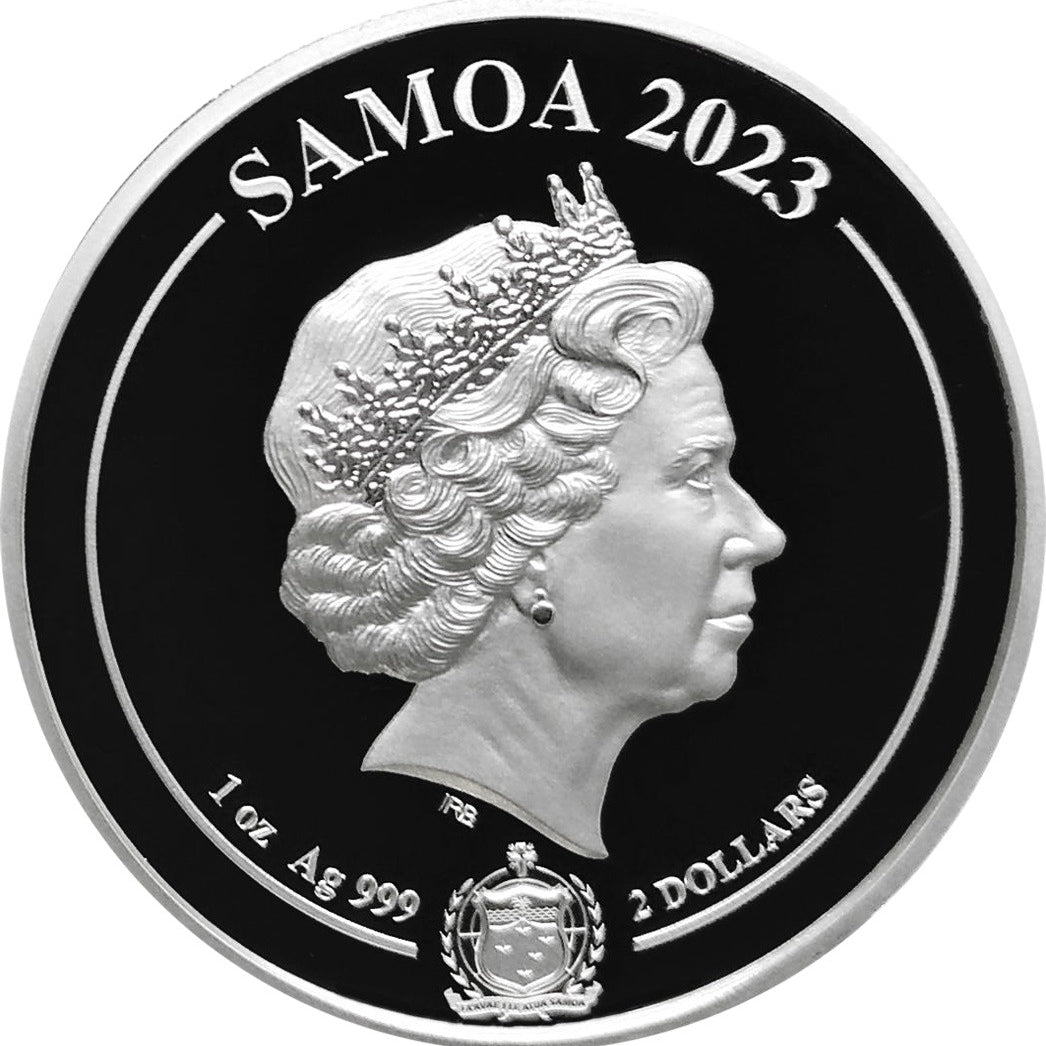2023 1 oz Samoa Golden Eagle 999 Silver Bullion coin
